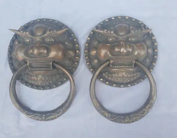 Home door decoration accessories,Collection 1 Pair Chinese Old Bronze faucet Door bell,Antique style Metal Knocker
Home door decoration accessories,Collection 1 Pair Chinese Old Bronze faucet Door bell,Antique style Metal Knocker