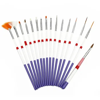 Drawing Painting Brush 16Pcs/set Nail Art Brush Wooden Handle Animal Wool Brush Head High Quality Set Purple
Drawing Painting Brush 16Pcs/set Nail Art Brush Wooden Handle Animal Wool Brush Head High Quality Set Purple