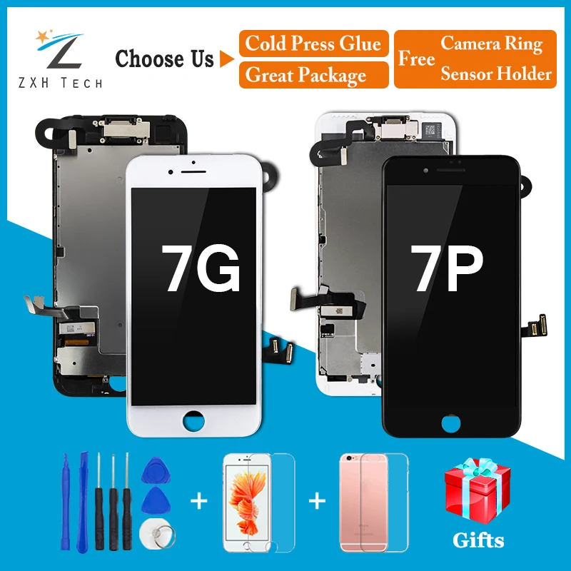AAA LCD 3D Touch Screen Ecran For iPhone 7/ 7 plus LCD Display Pantalla Digitizer Assembly Replacement Completed with Free Gifts
AAA LCD 3D Touch Screen Ecran For iPhone 7/ 7 plus LCD Display Pantalla Digitizer Assembly Replacement Completed with Free Gifts