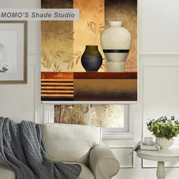 MOMO Roller Blinds Blackout Design Window Blinds Shades Painting Curtains Roller Shades Thermal Fabric Custom Size ,PRB set497
MOMO Roller Blinds Blackout Design Window Blinds Shades Painting Curtains Roller Shades Thermal Fabric Custom Size ,PRB set497