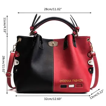 1 PC Fashion Women Leather Shoulder Bag Tote Purse Crossbody Messenger Handbag Top Handle Bags
1 PC Fashion Women Leather Shoulder Bag Tote Purse Crossbody Messenger Handbag Top Handle Bags