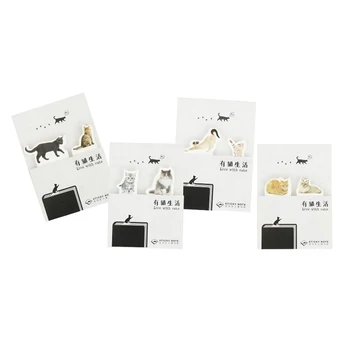 Live with Cat Memo Pad 2 X 20 Sheets Sticky Notes Cute Kawaii Bookmark School Office Supplies Stationery Mixed Color
Live with Cat Memo Pad 2 X 20 Sheets Sticky Notes Cute Kawaii Bookmark School Office Supplies Stationery Mixed Color