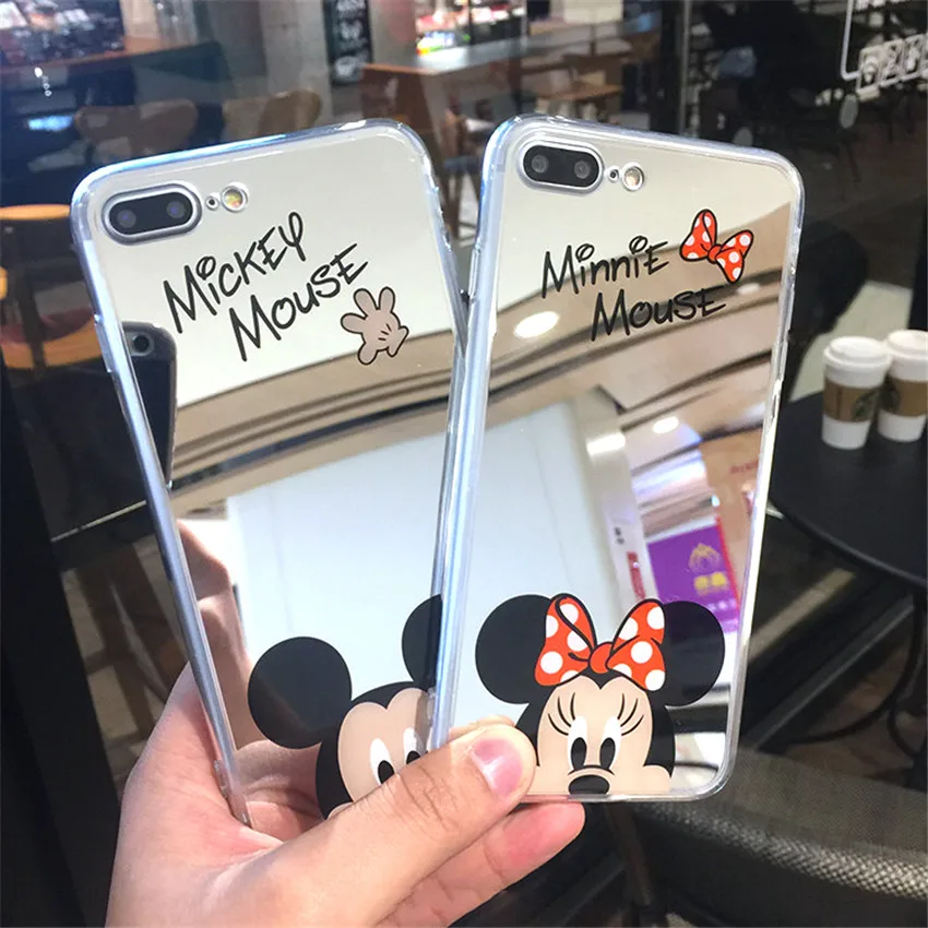 High Quality Phone Case for Samsung Galaxy S8 S9 Plus for iPhone 8 7 6 s 5SE 5S 6S Plus X Mickey Minnie Mirror Cover TPU Cases
High Quality Phone Case for Samsung Galaxy S8 S9 Plus for iPhone 8 7 6 s 5SE 5S 6S Plus X Mickey Minnie Mirror Cover TPU Cases