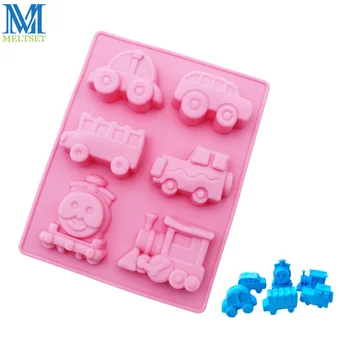 Meltset Car&Train Shape Cake Mould Non-stick Silicone Mooncake Molds 6 Holes Baking Pan Handmade Soap Pastry Tool
Meltset Car&Train Shape Cake Mould Non-stick Silicone Mooncake Molds 6 Holes Baking Pan Handmade Soap Pastry Tool