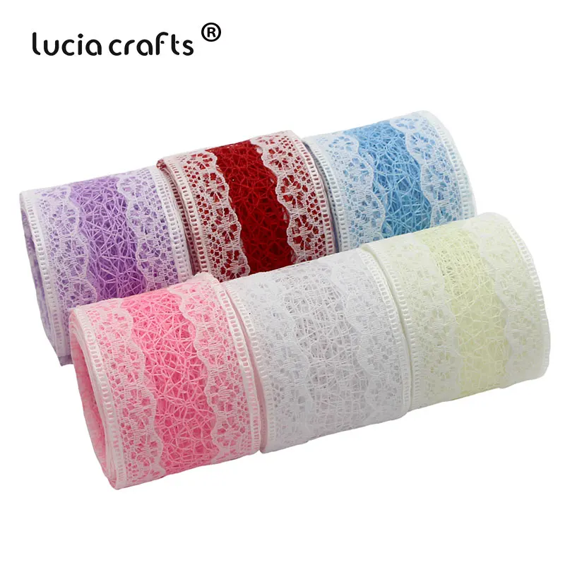 5/6Yards 38mm Hollow Lace Ribbon Trim Fabric Embroidered DIY Christmas Wedding Gift Wrap Headwear Garment Accessories P0514
5/6Yards 38mm Hollow Lace Ribbon Trim Fabric Embroidered DIY Christmas Wedding Gift Wrap Headwear Garment Accessories P0514