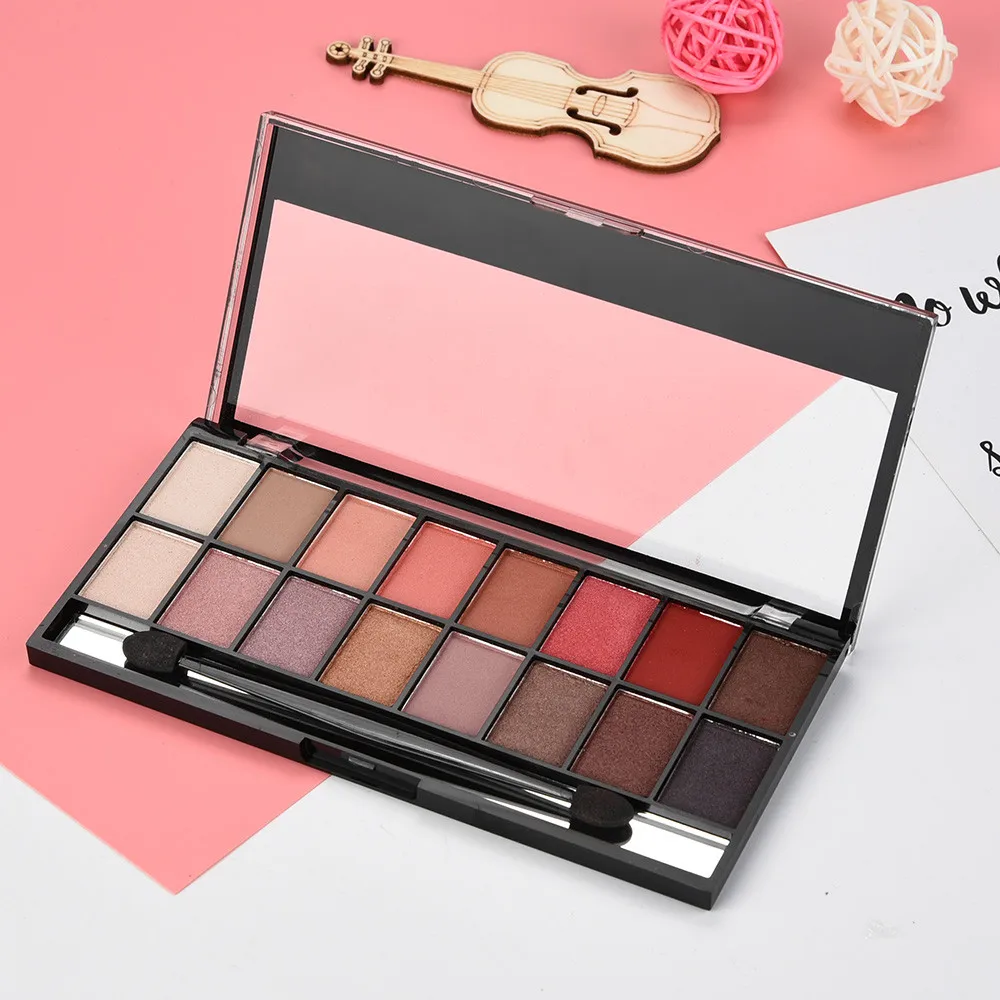 16 Colors Pearl Matte Eyeshadow Eye Shadow Palette & Makeup Cosmetic Brush Set 5.20djl
16 Colors Pearl Matte Eyeshadow Eye Shadow Palette & Makeup Cosmetic Brush Set 5.20djl