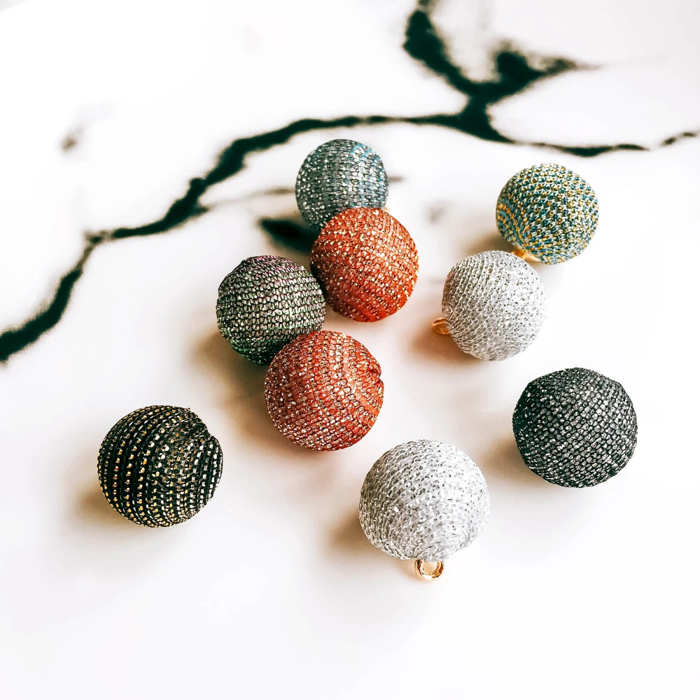 ZEROUP Shining Ball Eardrop Pendant Charms Earrings Accessories Supplies for Jewelry Finding Diy Material 10pcs
ZEROUP Shining Ball Eardrop Pendant Charms Earrings Accessories Supplies for Jewelry Finding Diy Material 10pcs