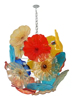 Luxury Murano Glass Art Plates Chandelier Glass Home Light Colored Crystal Plate Pendant Lamps
Luxury Murano Glass Art Plates Chandelier Glass Home Light Colored Crystal Plate Pendant Lamps