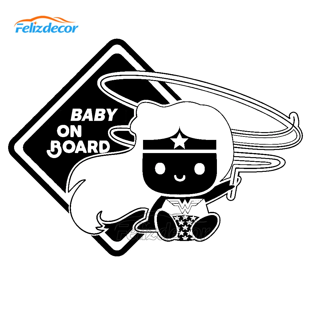 20*15cm Cartoon Wonder Woman Car Decal Baby On Board Vinyl Car Stickers Art Vinyl Car Body Decor Pattern Bumper Window L1032
20*15cm Cartoon Wonder Woman Car Decal Baby On Board Vinyl Car Stickers Art Vinyl Car Body Decor Pattern Bumper Window L1032