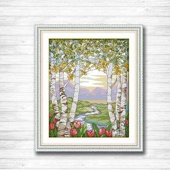 Birches in the summer decor painting dmc 14CT 11CT counted cross stitch Needlework Set Embroidery kits chinese cross stitch
Birches in the summer decor painting dmc 14CT 11CT counted cross stitch Needlework Set Embroidery kits chinese cross stitch