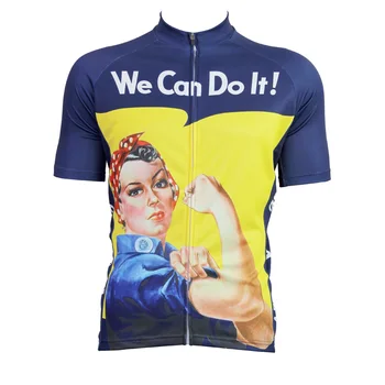 Alien SportsWear We Can Do It Pattern Men's Short Sleeve Riding Apparel Full Zipper Cycling Clothing
Alien SportsWear We Can Do It Pattern Men's Short Sleeve Riding Apparel Full Zipper Cycling Clothing