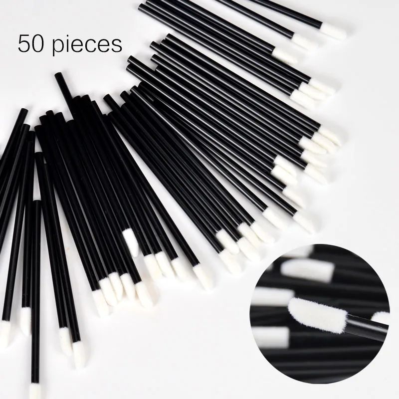YWK 50 pcs/pack Disposable Cosmetic Lip Brush Lipstick Gloss Wands Applicator Makeup Tool Brushes
YWK 50 pcs/pack Disposable Cosmetic Lip Brush Lipstick Gloss Wands Applicator Makeup Tool Brushes