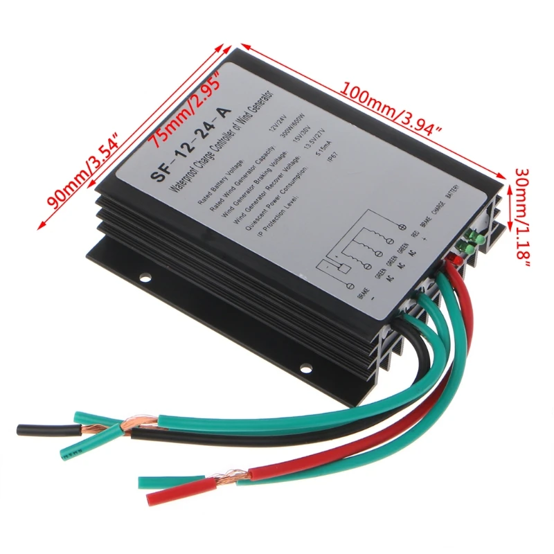 High Quality 600W 12V/24V Waterproof Wind Turbine Generator Charge Controller Wind Controller 1 Pc
High Quality 600W 12V/24V Waterproof Wind Turbine Generator Charge Controller Wind Controller 1 Pc