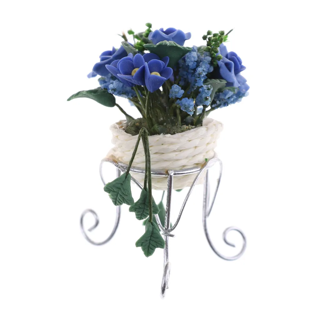 1:12 Scale Mini Garden Decor Flower Pot Stand Handcrafted Kids Toy Dollhouse Miniature Flower Decoration One Piece 
1:12 Scale Mini Garden Decor Flower Pot Stand Handcrafted Kids Toy Dollhouse Miniature Flower Decoration One Piece