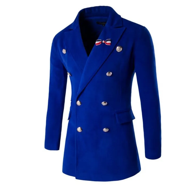 tailor-made Autumn Winter Men's Double Breasted Coats Leather Stitching Collar Men Slim Fit Wool Blends Warm Coats Overcoat
tailor-made Autumn Winter Men's Double Breasted Coats Leather Stitching Collar Men Slim Fit Wool Blends Warm Coats Overcoat