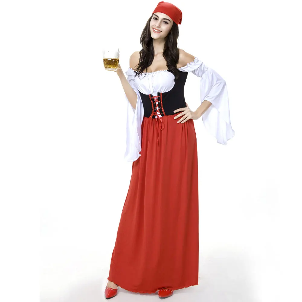 M-XL Red Long German Oktoberfest Beer Maid Girl Wench Gretchen Costume Fancy Cosplay Dress Clothing
M-XL Red Long German Oktoberfest Beer Maid Girl Wench Gretchen Costume Fancy Cosplay Dress Clothing