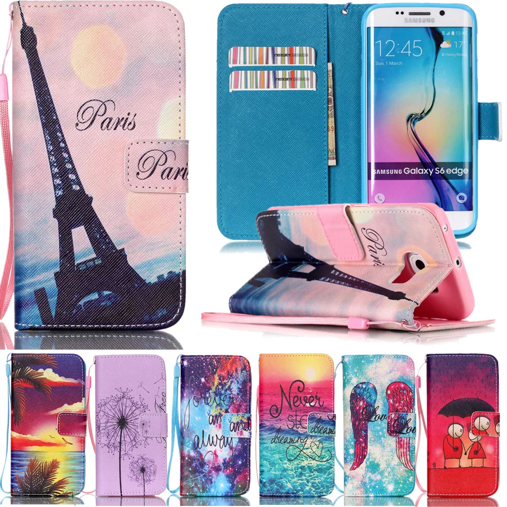Flip Leather Case For Samsung Galaxy S3 S4 S5 Mini S6 Edge Plus Note 4 Note 5 Luxury Cover Wallet Phone Case with Strap
Flip Leather Case For Samsung Galaxy S3 S4 S5 Mini S6 Edge Plus Note 4 Note 5 Luxury Cover Wallet Phone Case with Strap