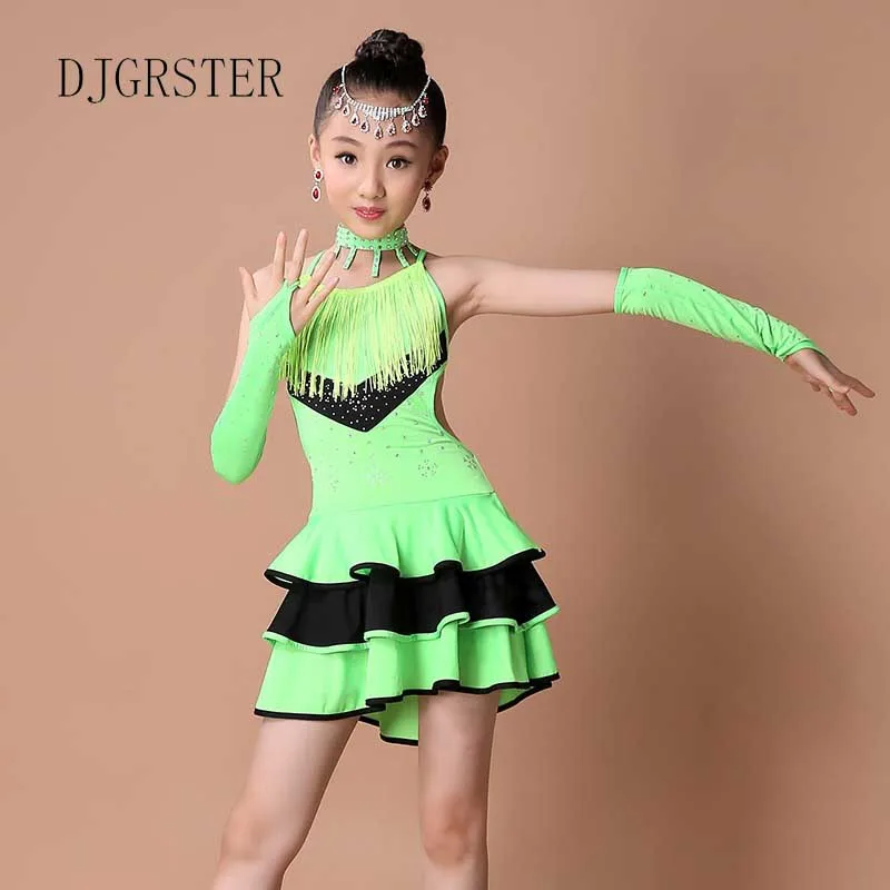 DJGRSTER New Sexy Sleeveless Sequin Girls Kids Ballroom Dresses / Tango Salsa Latin Dance Dress Children chacha dance dresses
DJGRSTER New Sexy Sleeveless Sequin Girls Kids Ballroom Dresses / Tango Salsa Latin Dance Dress Children chacha dance dresses