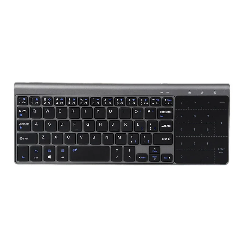 

2.4G Mini Wireless Keyboard with Touchpad Numpad 59 Keys For Windows PC Tablet Laptop iPad Smart TV HTPC IPTV Android Box