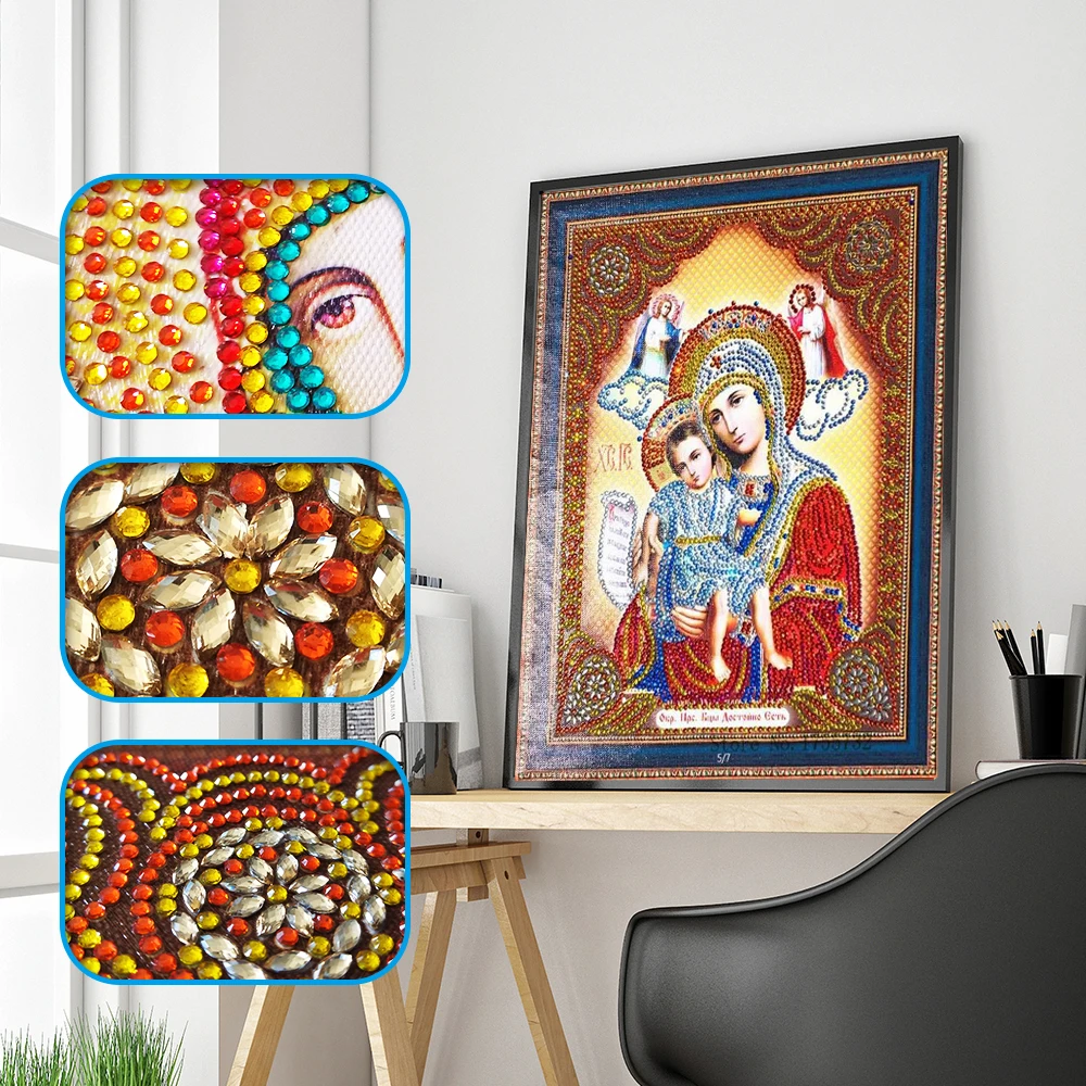 DIY Diamond Painting Cross Stitch People 3D Mosaic Picture Special Shaped Religious Diamond Embroidery Bead Home Decor lp109
DIY Diamond Painting Cross Stitch People 3D Mosaic Picture Special Shaped Religious Diamond Embroidery Bead Home Decor lp109