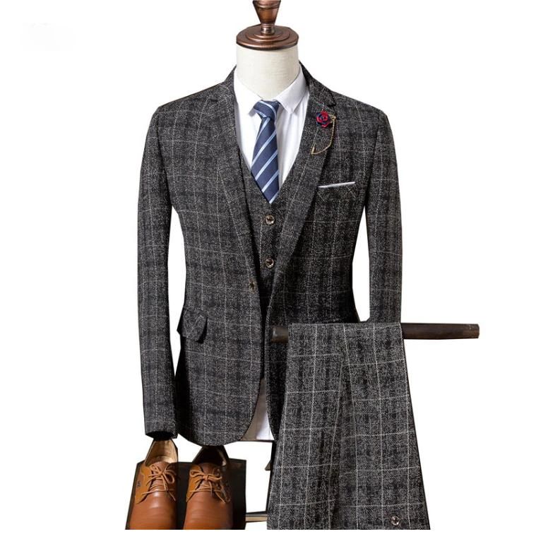 (Jacket+Vest+Pants)Men Slim Fit Suits men's Wedding Suits With Pants Business Mens Formal Wear Gentleman Suit Formal Suits Men
(Jacket+Vest+Pants)Men Slim Fit Suits men's Wedding Suits With Pants Business Mens Formal Wear Gentleman Suit Formal Suits Men
