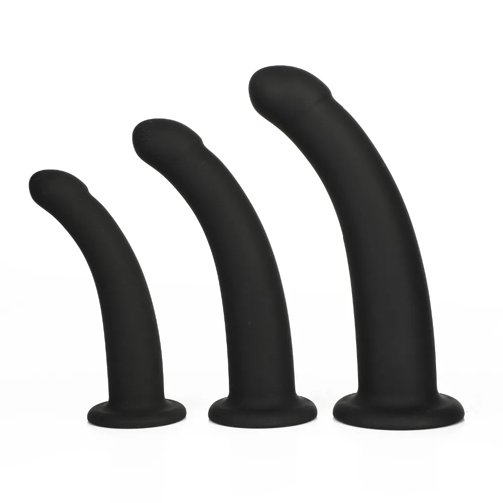 3PCS/SET Silicone Strong Sucker Realistic Dildo Anal Plug,Anal Masturbation G-Spot Massage Butt Plug Erotic Sex Toys for Woman for Men