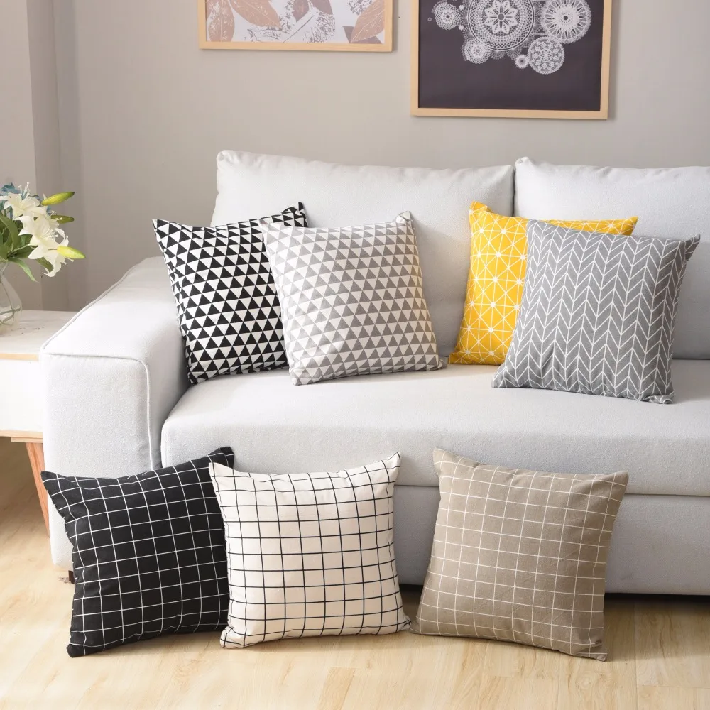 Pillow case Geometric Pillow Case Waist Cushion Cover Sofa Home Pillowcase Decorative Nordic Style Pillow Case Linen Cotton K01
Pillow case Geometric Pillow Case Waist Cushion Cover Sofa Home Pillowcase Decorative Nordic Style Pillow Case Linen Cotton K01