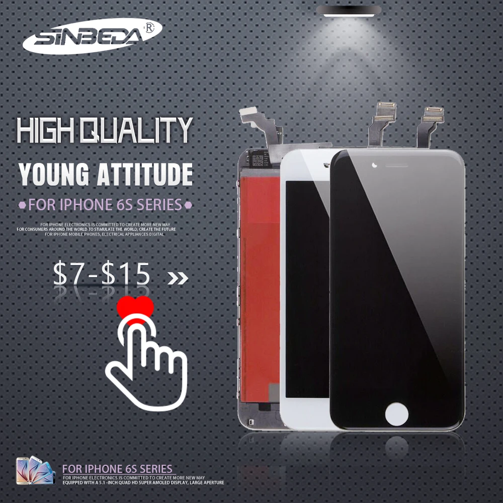 Sinbeda 2pcs/lot LCD For iPhone 6 6s Plus LCD Display Touch Screen Digitizer Assembly for iPhone 6 6S Plus 6 Plus Display
Sinbeda 2pcs/lot LCD For iPhone 6 6s Plus LCD Display Touch Screen Digitizer Assembly for iPhone 6 6S Plus 6 Plus Display