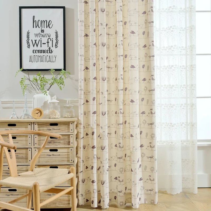 Modern Style Graffiti Bird Curtain for Kids Room Poly Cotton Lovely Funny Designed Curtain for Children Room Bird Panel cortina
Modern Style Graffiti Bird Curtain for Kids Room Poly Cotton Lovely Funny Designed Curtain for Children Room Bird Panel cortina