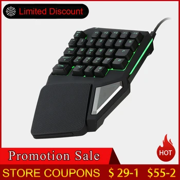 Delux T9 Pro Professional One/Single Hand USB Wired Esport Gaming Number Keyboard 29 Key LED Backlit for LOL Computer Desktop
Delux T9 Pro Professional One/Single Hand USB Wired Esport Gaming Number Keyboard 29 Key LED Backlit for LOL Computer Desktop
