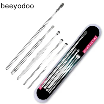 Stainless Steel Ear Pick Wax Removal Curette Cleaner 5pcs/Lot Spiral Health Ear Care Stick Tools Cleaning EarPick
Stainless Steel Ear Pick Wax Removal Curette Cleaner 5pcs/Lot Spiral Health Ear Care Stick Tools Cleaning EarPick