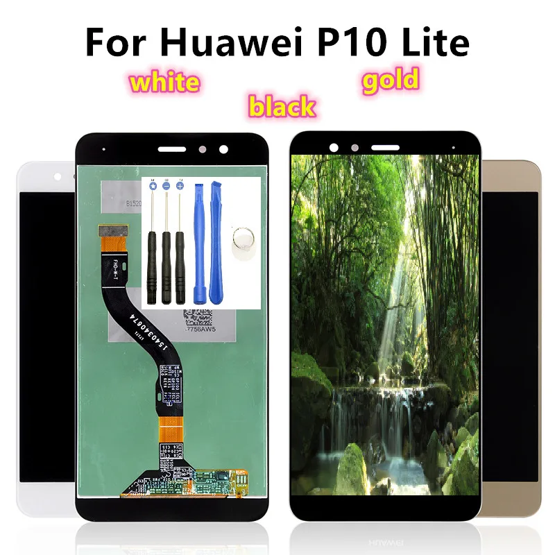 LCD For HUAWEI P10 Lite Lcd Display Screen For HUAWEI P10 Lite WAS-LX1 WAS-LX1A Touch Screen Digitizer Assembly 5.2" 100% Tested
LCD For HUAWEI P10 Lite Lcd Display Screen For HUAWEI P10 Lite WAS-LX1 WAS-LX1A Touch Screen Digitizer Assembly 5.2" 100% Tested