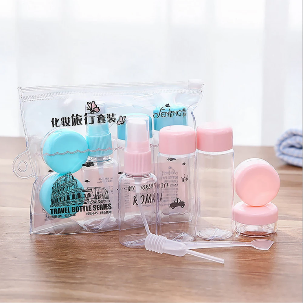 7pc/Set Travel Mini Makeup Cosmetic Face Cream Pot Bottles Plastic Transparent Empty Make Up Container Bottle Travel Accessories
7pc/Set Travel Mini Makeup Cosmetic Face Cream Pot Bottles Plastic Transparent Empty Make Up Container Bottle Travel Accessories