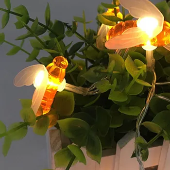 HANMIAO 10 LED String Lights Outdoor Decoration Christmas Garland on Batteries Bee Shaped Indoor for Bedroom Flower Tree Dec 36
HANMIAO 10 LED String Lights Outdoor Decoration Christmas Garland on Batteries Bee Shaped Indoor for Bedroom Flower Tree Dec 36
