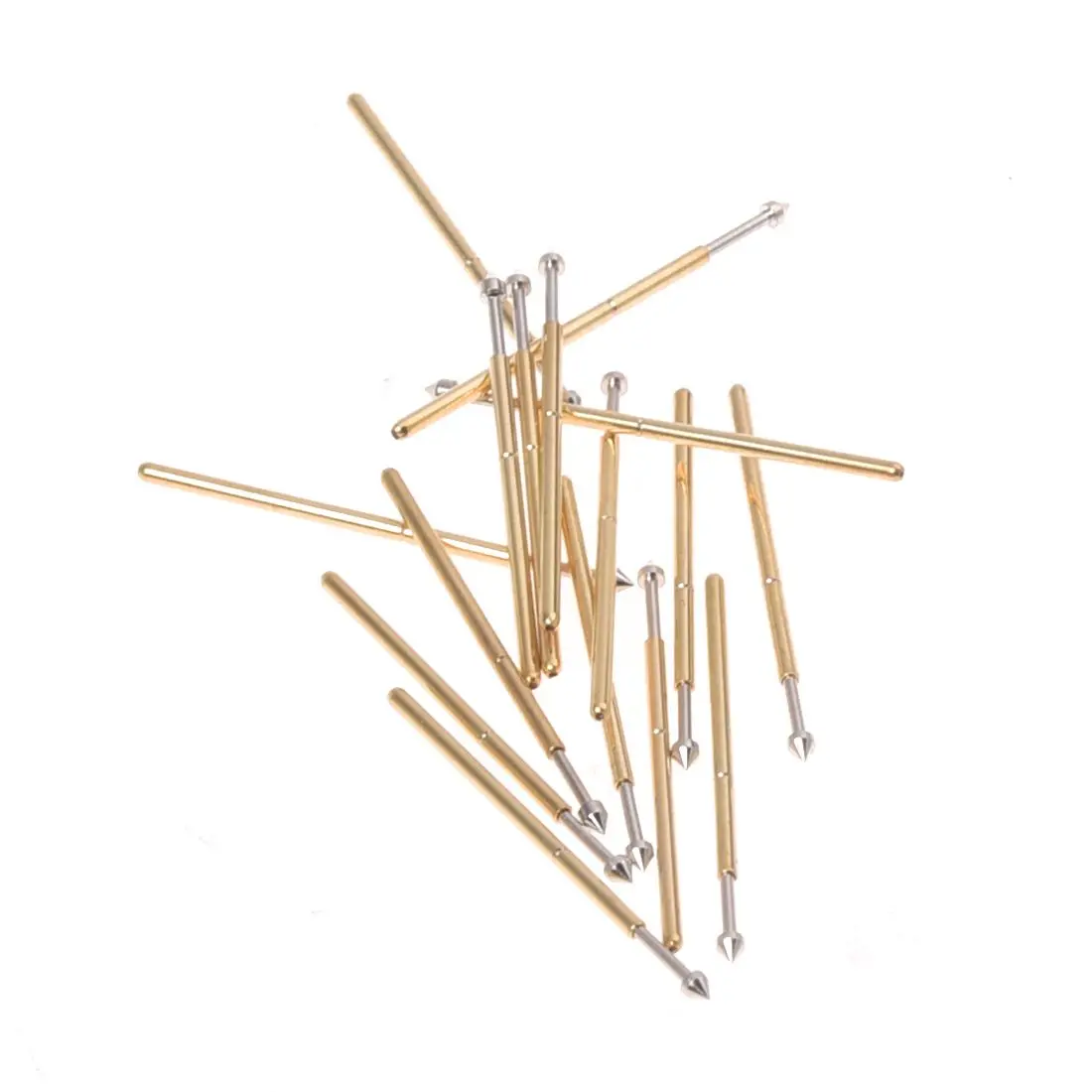Spring Test Probe Pogo Pin P50 E2 Dia 0.68mm Length 16mm 75g Pack of 20 Color Gold
Spring Test Probe Pogo Pin P50 E2 Dia 0.68mm Length 16mm 75g Pack of 20 Color Gold