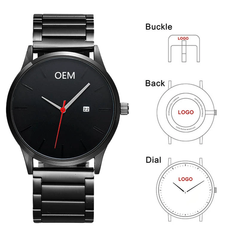 CL006 Brand Your Own Watch Men Clock Business Style OEM Men Wrist Watch Calendar Custom Logo Engraved Watch Relojes
CL006 Brand Your Own Watch Men Clock Business Style OEM Men Wrist Watch Calendar Custom Logo Engraved Watch Relojes