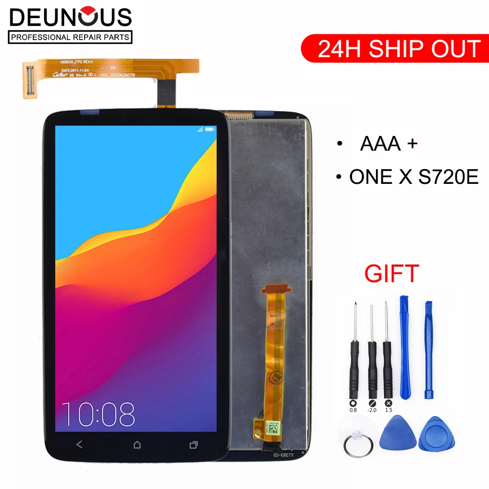 For HTC One X S720e G23 LCD Display Touch Screen Panel Digitizer Assembly Replacements For HTC S720e screen Module Sensor Glass
For HTC One X S720e G23 LCD Display Touch Screen Panel Digitizer Assembly Replacements For HTC S720e screen Module Sensor Glass