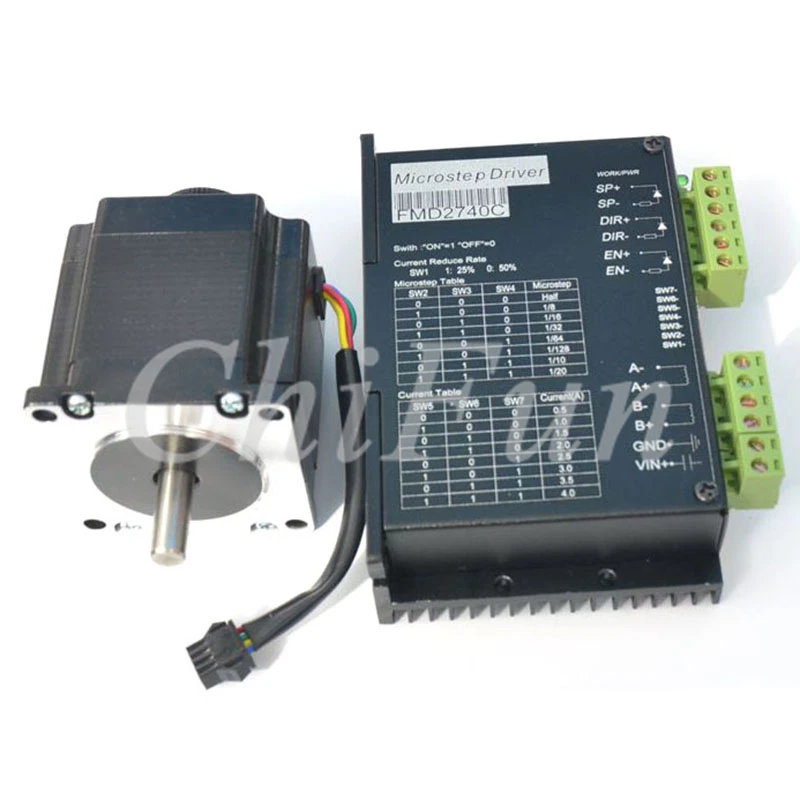 Freeshipping 57 Stepper Motor Driver kit 50mm/56mm/76mm Driver FMD2740C Driver + 57 Stepper Motor
Freeshipping 57 Stepper Motor Driver kit 50mm/56mm/76mm Driver FMD2740C Driver + 57 Stepper Motor