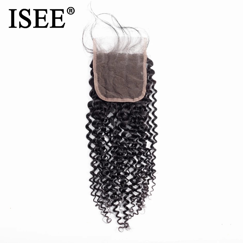 ISEE HAIR Kinky Curly Closure 4*4 Free Part 100% Remy Human Hair Bundles 8-20 inch Swiss Lace Closure Free Shipping Nature Color
ISEE HAIR Kinky Curly Closure 4*4 Free Part 100% Remy Human Hair Bundles 8-20 inch Swiss Lace Closure Free Shipping Nature Color