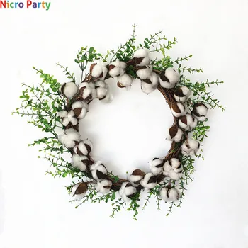 Nicro Artificial Dried Cotton Wreath Christmas Halloween Threshold Garland Decoration Hanging Pendant Rattan Simulation #Art25
Nicro Artificial Dried Cotton Wreath Christmas Halloween Threshold Garland Decoration Hanging Pendant Rattan Simulation #Art25