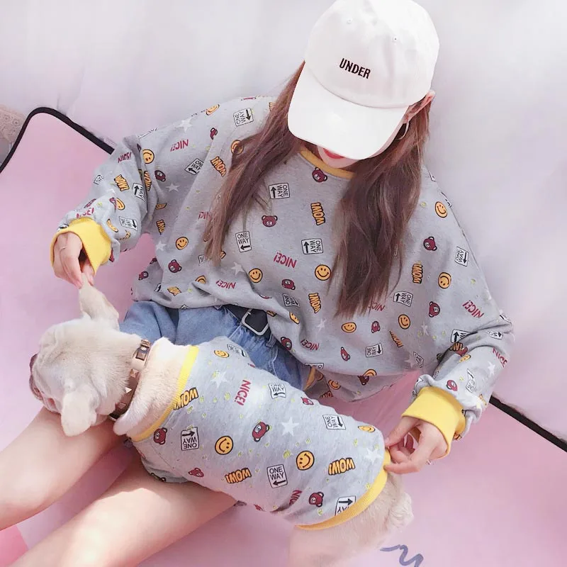 Fashion Dog Hoodie Hole Pets Dogs Clothing Print Pet Matching Clothes French Bulldog Pet Clothes for Dogs Costume Ropa Perro
Fashion Dog Hoodie Hole Pets Dogs Clothing Print Pet Matching Clothes French Bulldog Pet Clothes for Dogs Costume Ropa Perro