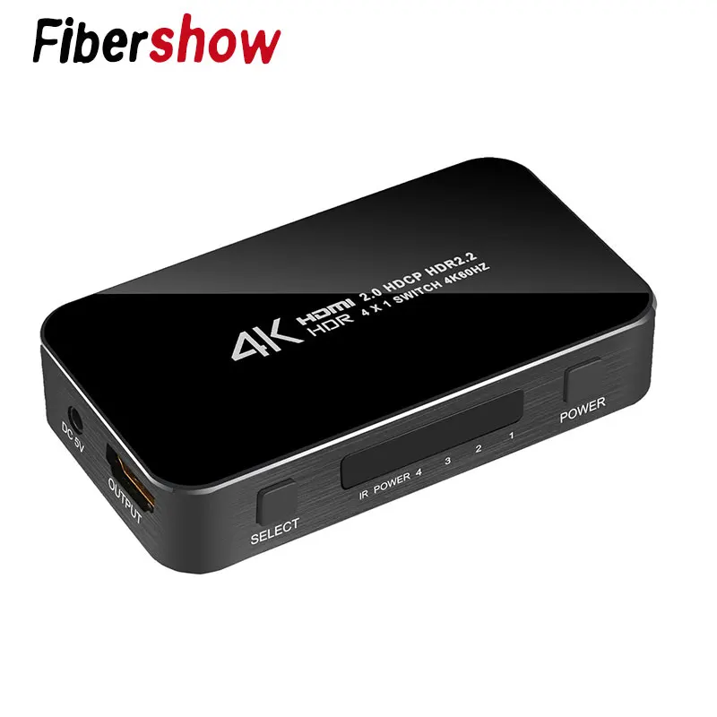 UHD HDMI Switch 2.0 4K HDR 4x1 Adapter Switcher with Audio Extractor 3.5 jack optical fiber cable ARC splitter for HDTV PS4
UHD HDMI Switch 2.0 4K HDR 4x1 Adapter Switcher with Audio Extractor 3.5 jack optical fiber cable ARC splitter for HDTV PS4