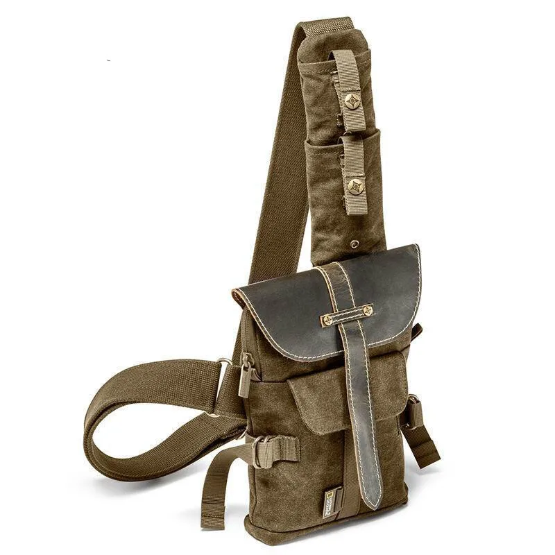

National Geographic NG A4567 Camera Bag Portable Shoulder Bag Canvas Leather Soft Carry Bag zipper Multi pocket Crossbody Bags