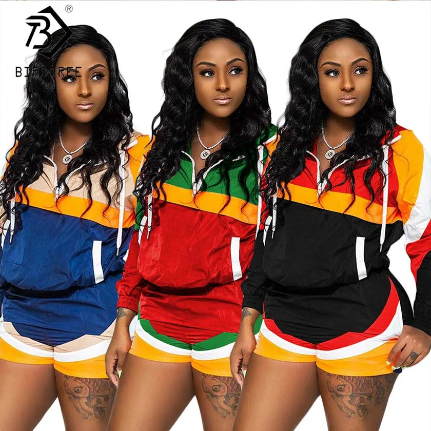2019 New Arrival Women's Patchwork Comfortable Hooded Pattern Long Sleeve Zipper Causal Sports Twp Pieces Set S97802K
2019 New Arrival Women's Patchwork Comfortable Hooded Pattern Long Sleeve Zipper Causal Sports Twp Pieces Set S97802K