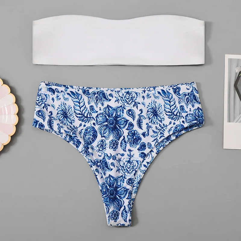 Wasteheart Summer White Blue Sexy Bikini Sets Women Swimsuit Bikini Strapless Swimwear High Waist Bathing Suit Female Biquini
Wasteheart Summer White Blue Sexy Bikini Sets Women Swimsuit Bikini Strapless Swimwear High Waist Bathing Suit Female Biquini