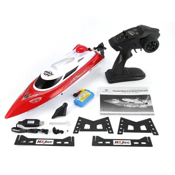 RC Speedboat 2.4G 30km/h High Speed RC Racing Boat Water Cooling System Flipped Omni-directional Voltage Promp Model Car Toy
RC Speedboat 2.4G 30km/h High Speed RC Racing Boat Water Cooling System Flipped Omni-directional Voltage Promp Model Car Toy