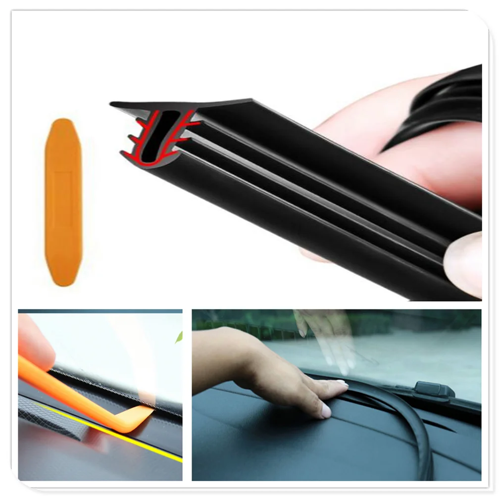 U Type 1.6M Car Dashboard Edges Strip Windshield Gap Sealing Rubber Strips for Renault Megane Kadjar EZ-GO Captur Arkana Zoe
U Type 1.6M Car Dashboard Edges Strip Windshield Gap Sealing Rubber Strips for Renault Megane Kadjar EZ-GO Captur Arkana Zoe