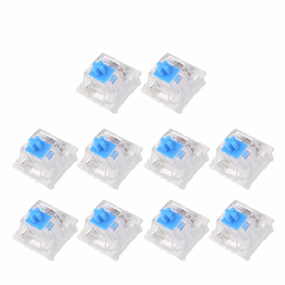 10Pcs/set 3 Pin Blue Mechanical Keyboard Switches for Cherry MX Keyboard Tester Kit Keyboard Accessories C26
10Pcs/set 3 Pin Blue Mechanical Keyboard Switches for Cherry MX Keyboard Tester Kit Keyboard Accessories C26