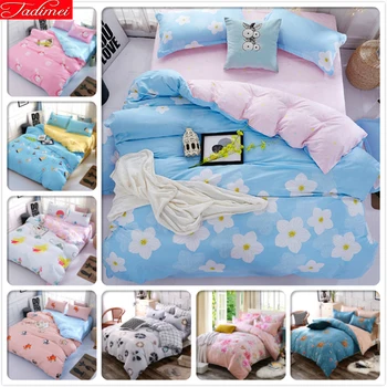 High Quality Duvet Cover 3/4 pcs Bedding Set Adult Couple Kids Child Bed Linen Single Full Double Queen King Size Comforter Case
High Quality Duvet Cover 3/4 pcs Bedding Set Adult Couple Kids Child Bed Linen Single Full Double Queen King Size Comforter Case