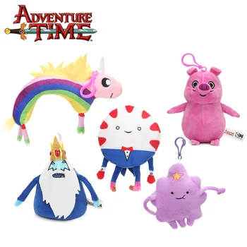 10-19cm Adventure Time Plush Keychain Toys Jake Ice King Lady Rainicorn Peppermint Butler Soft Stuffed Dolls Toy Pendant
10-19cm Adventure Time Plush Keychain Toys Jake Ice King Lady Rainicorn Peppermint Butler Soft Stuffed Dolls Toy Pendant